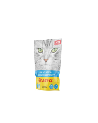 JOSERA Pate hrana umeda pentru pisici, somon cu iarba de mare 16x85 g