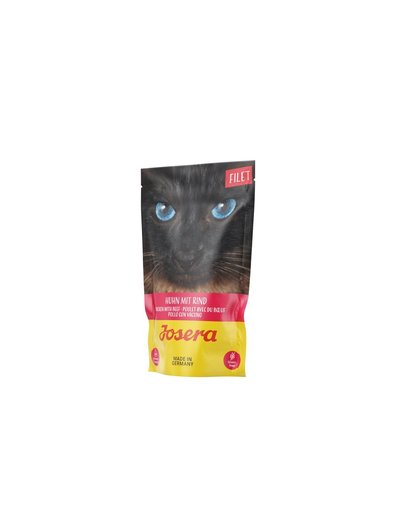 JOSERA Filet hrana umeda pentru pisici, cu vita si pui 16 x 70 g