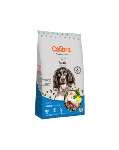 CALIBRA Dog Premium Line Adult hrana uscata pentru caini adulti 12 kg
