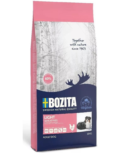 BOZITA Naturals Light Hrana uscata pentru caini adulti supraponderali, cu pui 10 kg