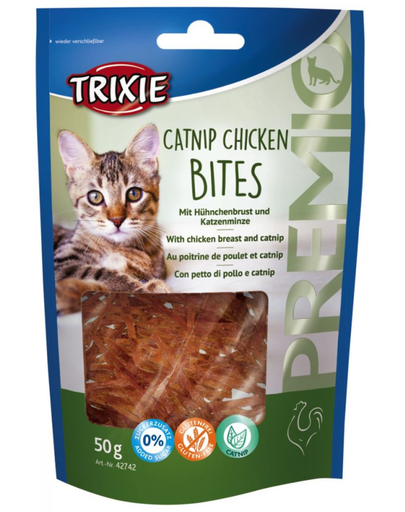TRIXIE Recompense PREMIO cu Pui și Iarba Mâței 50 g