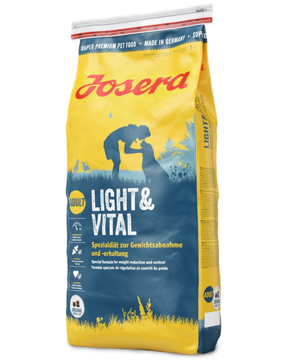 JOSERA Light & Vital hrana uscata caini adulti supraponderali 15 kg