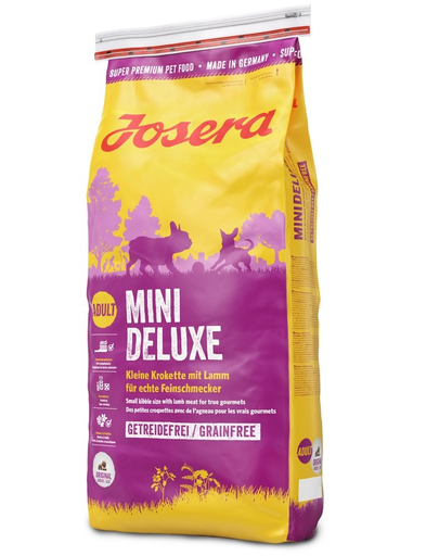 JOSERA Mini Deluxe hrana uscata pentru caini adulti talie mica 15 kg