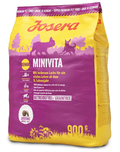 JOSERA MiniVita hrana uscata caini seniori talie mica 900g