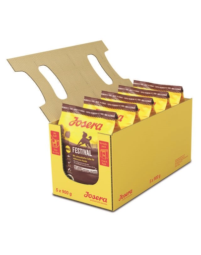 JOSERA Dog Festival hrana uscata pentru caini pretentiosi 5 x 900 g