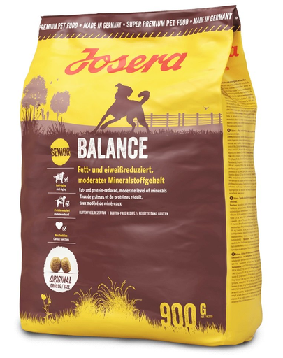 JOSERA Dog Balance hrana uscata pentru caini seniori 4,5 kg (5x900 gr)