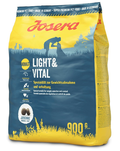 JOSERA Light & Vital hrana uscata caini adulti supraponderali 5 x 900g