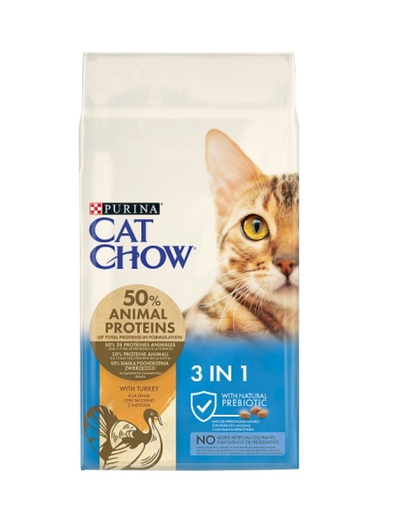 PURINA Cat Chow Special Care Oral 3in1 hrana uscata pentru pisici adulte 15 kg