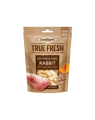 CARNILOVE RAW Freeze-dried Recompense pentru caini adulti, cu iepure 40 g