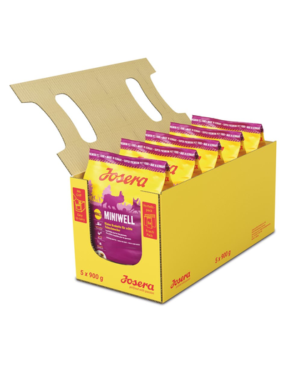 JOSERA Dog Miniwell hrana uscata caini adulti talie mica 5 x 900g