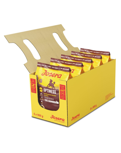 JOSERA Dog Optiness hrana uscata pentru caini sensibili, cu miel 5 x 900g