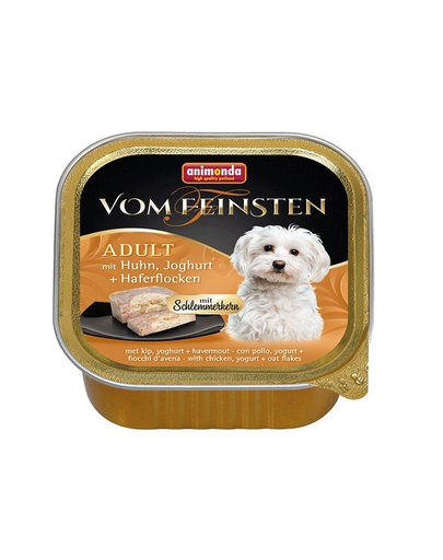 ANIMONDA Vom Feinsten Pate pui iaurt și fulgi de ovăz 150 g