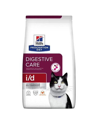 HILL'S Prescription Diet Digestive Care i/d Active Biom 5 kg hrana dietetica pentru pisici cu tulburari gastro-intestinale si pisicilor aflate in convalescenta, cu pui