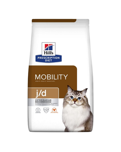 HILL'S Prescription Diet Feline j/d 2 kg dieta veterinara pisici pentru sustinerea metabolismului si articulatiilor