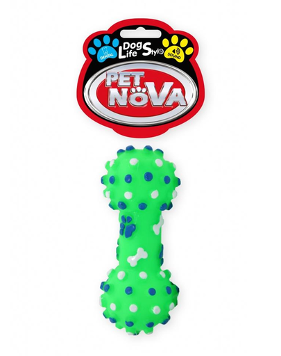 PET NOVA DOG LIFE STYLE Jucarie os pentru caini, 10.5cm, verde