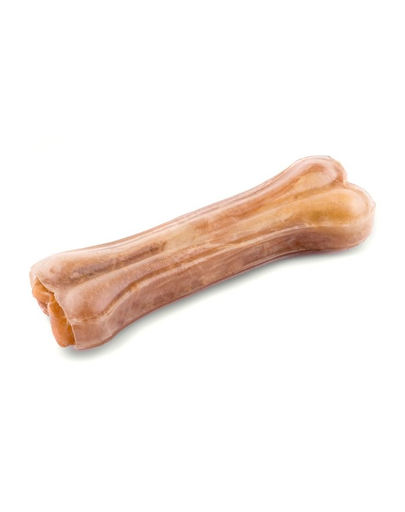 MACED Os pentru caini din piele presata 11 cm