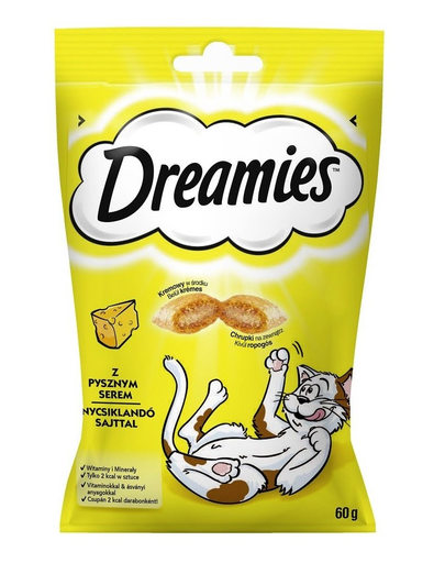DREAMIES recompense pisici, cu branza 60 g