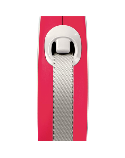 FLEXI New Comfort lesa automata cu banda pentru caini, rosu, marimea L, 5 m