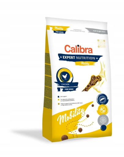CALIBRA Dog Expert Nutrition Mobility Hrana uscata pentru caini adulti de talie mare, sustinerea sistemului musculo-scheletic 12 kg