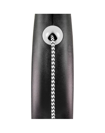 FLEXI Black Design lesa automata cu sir pentru caini, negru, marimea XS, 3 m