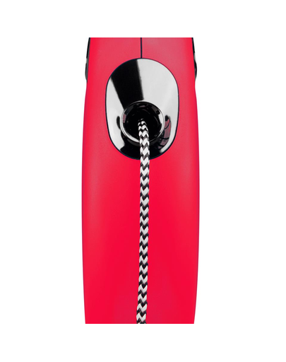 FLEXI New Classic lesa automata cu sir pentru caini, rosu, marimea S, 5 m