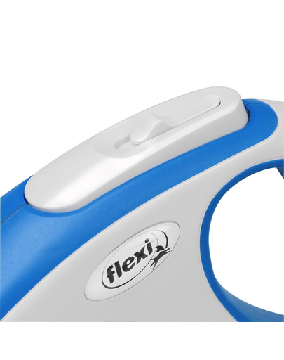 FLEXI New Comfort lesa automata cu banda pentru caini, albastru, marimea L, 5 m