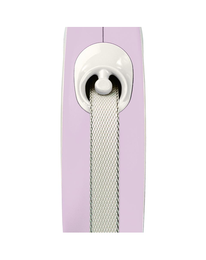 FLEXI New Comfort lesa automata cu banda pentru caini, roze, marimea M, 5 m