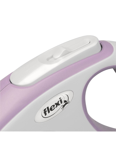 FLEXI New Comfort lesa automata cu banda pentru caini, roze, marimea S, 8 m