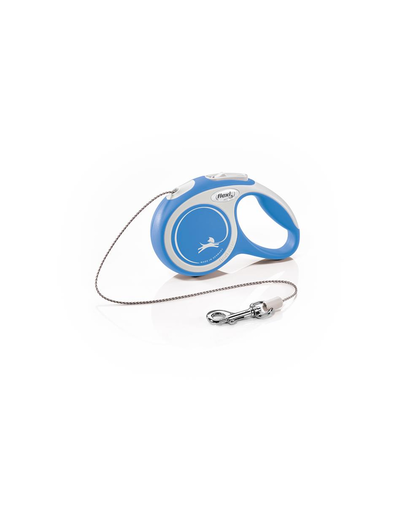 FLEXI New Comfort lesa automata cu banda pentru caini, albastru, marimea XS, 3 m