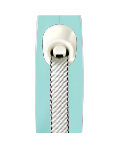 FLEXI New Comfort lesa automata cu banda pentru caini, albastru deschis, marimea XS, 3 m