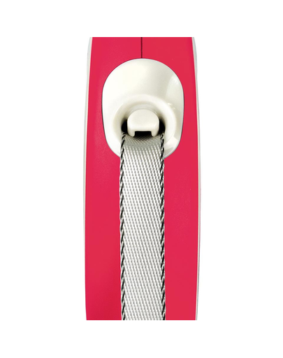 FLEXI New Comfort lesa automata cu banda pentru caini, rosu, marimea XS, 3 m