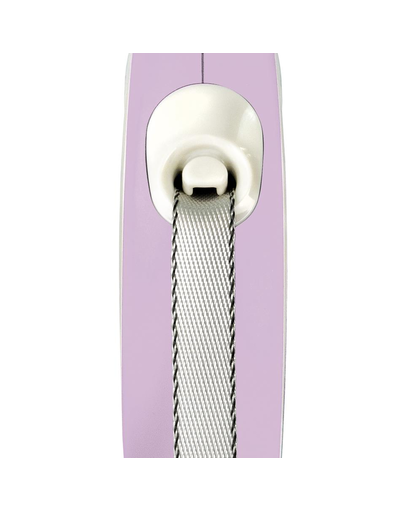 FLEXI New Comfort lesa automata cu banda pentru caini, rose, marimea XS, 3 m