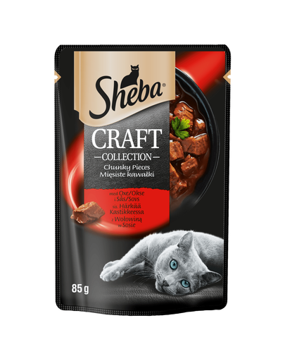SHEBA Craft Collection vită în sos 12 x 85 gr