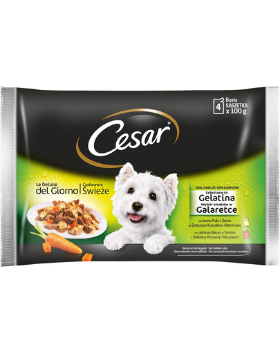 CESAR Arome mixte în aspic 52 x 100 g