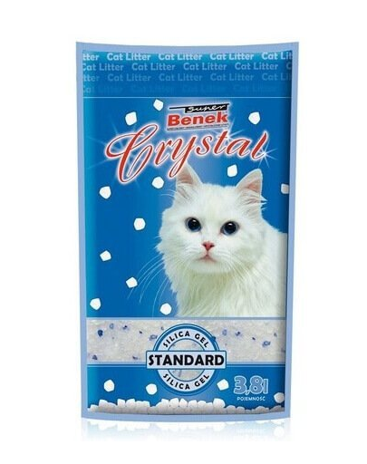 BENEK Super Benek Crystal Standard 13 kg x 2 (26 kg) Asternut litiera silicat, fara miros