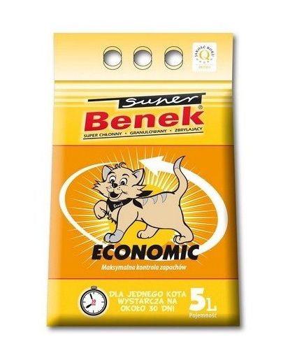 BENEK Super economic nisip litiera pisici 10 L (5 L x 2 )