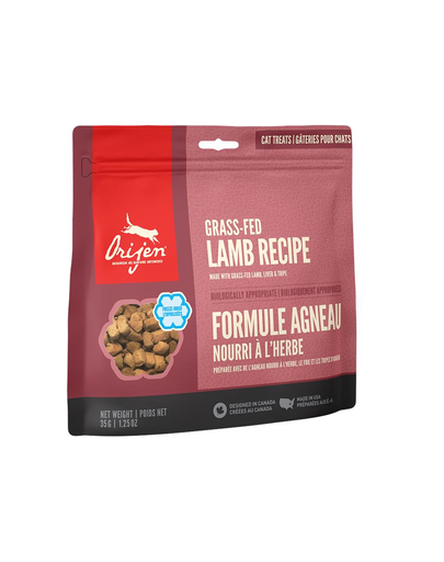 ORIJEN FD Treats Grass-Fed Lamb Recipe recompense pentru pisici, cu miel 35g