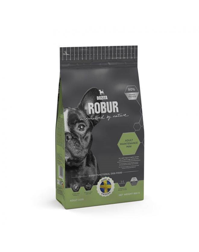 BOZITA Robur Adult Maintenance Mini 27/17 Hrana uscata pentru caini adulti de talie mica, cu pui 0,95 kg