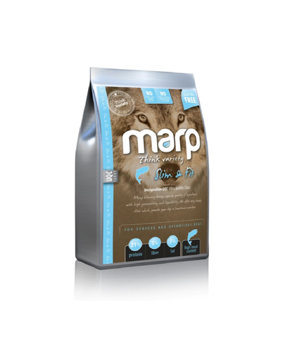 MARP Variety Slim&Fit Hrana uscata caini supraponderali, cu peste alb 12 kg