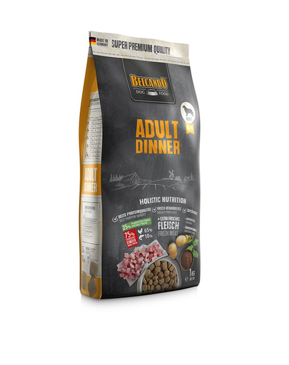 BELCANDO Adult Dinner hrana uscata pentru caini cu activitate normala, talie M-XL, 1 kg