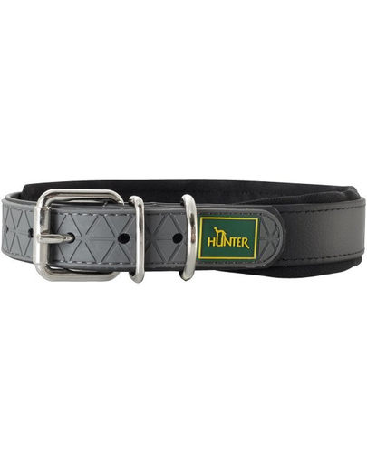 HUNTER Convenience Comfort Zgarda pentru caini, marimea S (40) 27-35/2cm negru