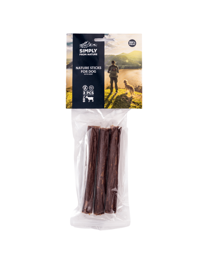 SIMPLY FROM NATURE Nature Sticks recompense pentru caini, carne de capra 3 buc.