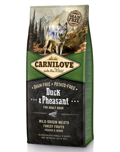CARNILOVE Duck&Pheasant Adult Hrana uscata pentru caini adulti, cu rata 4 kg