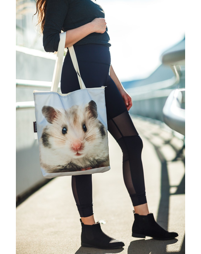 FERA ​Geantă clasică cu fermoar, hamster