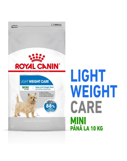 Royal Canin Mini Light Weight Care Adult hrana uscata pentru caini adulti de talie mica, pentru limitarea cresterii in greutate 8 kg