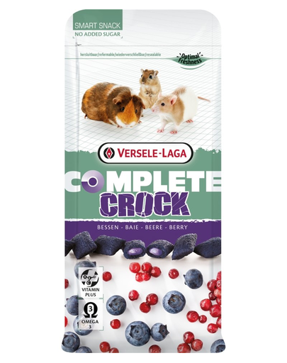 VERSELE-LAGA Crock Complete Berry 50 g gustare cu fructe de pădure pentru iepuri și rozătoare