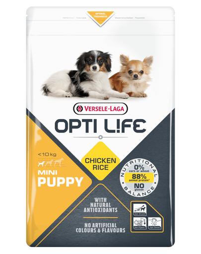 VERSELE-LAGA Opti Life Puppy Mini hrana uscata pentru caini juniori de talie mica 7,5 kg
