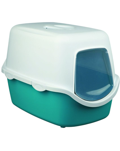 TRIXIE Litieră cu capac Vico Cover & door albastru-crem