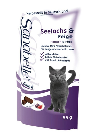SANABELLE Snack Pește și Smochine 55g
