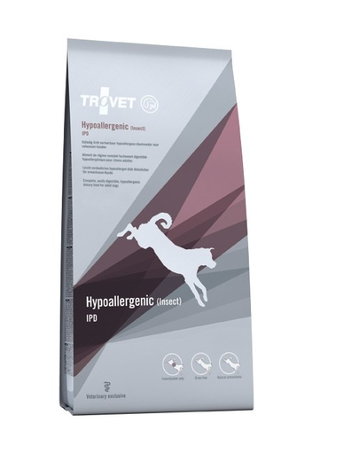 TROVET Hypoallergenic Insect IPD hrana dietetica caini 3 kg